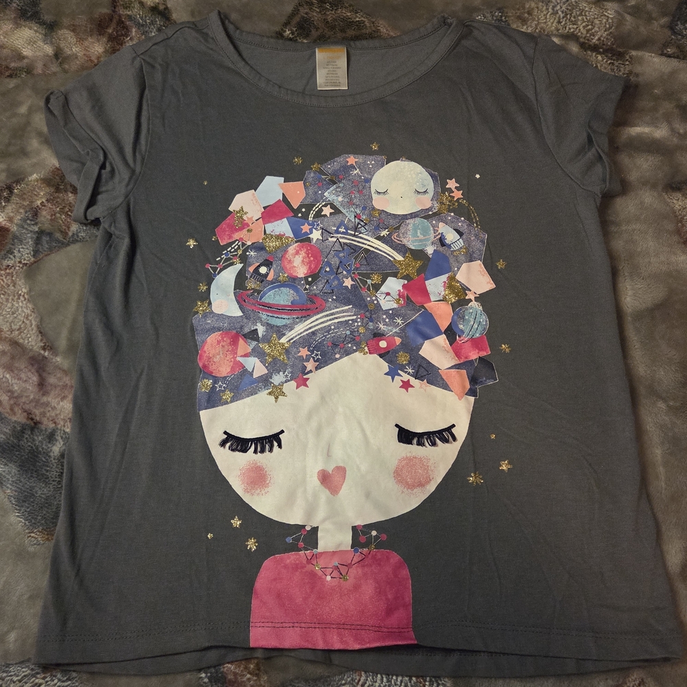 Gymboree Light Gray Cotton Blend Shirt